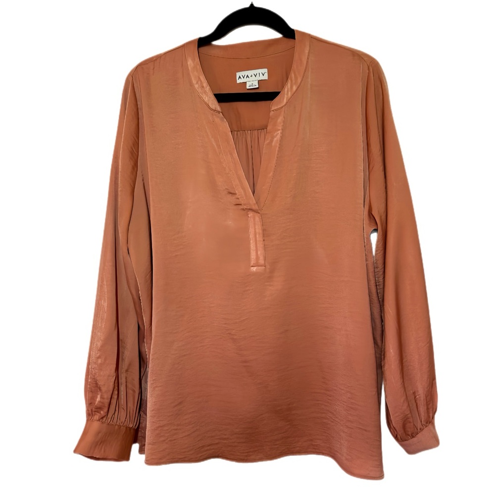 Ava & Viv Women’s Long Sleeve Blouse